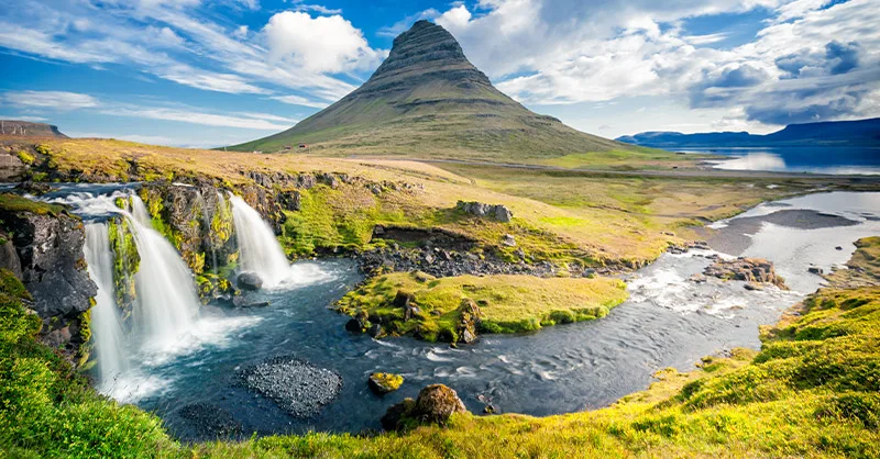 Image, photo représentant un paysage de l'Islande.