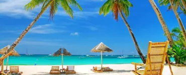 Voyage privé : image, photo d'une paradisiaque (eau turquoise, sable blanc)