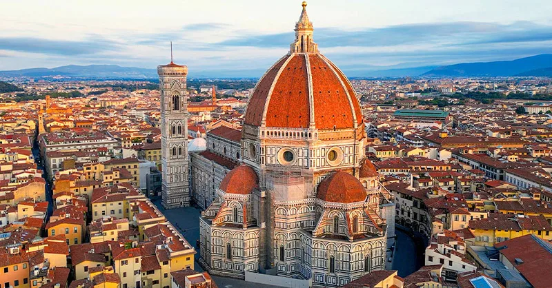 Voyager en Italie : image, photo représentant de la Cathédrale de Florence Santa Maria del Fiore